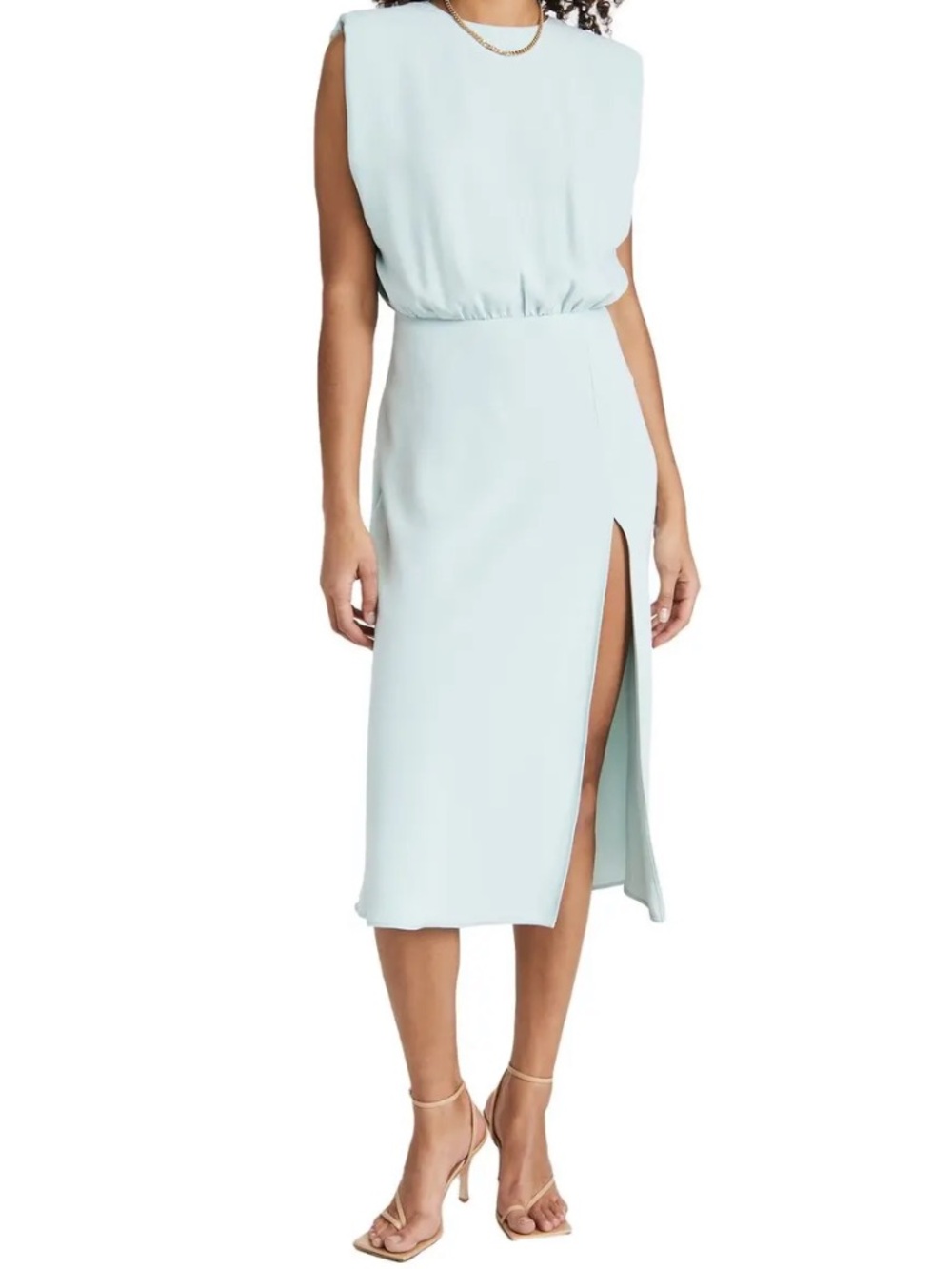 Amanda Uprichard Dress XS Linen Green - Picture 9 of 9